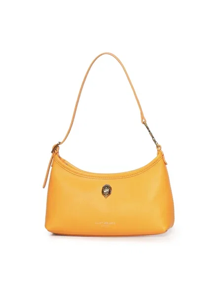 Kurt Geiger London torebka skórzana Kurt sling pomarańczowa
