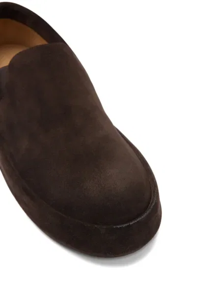 Pantofi loafer Marsell din piele de căprioară slip-on maro