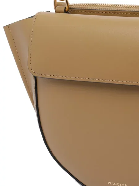 Geanta de piele Wandler din piele maro