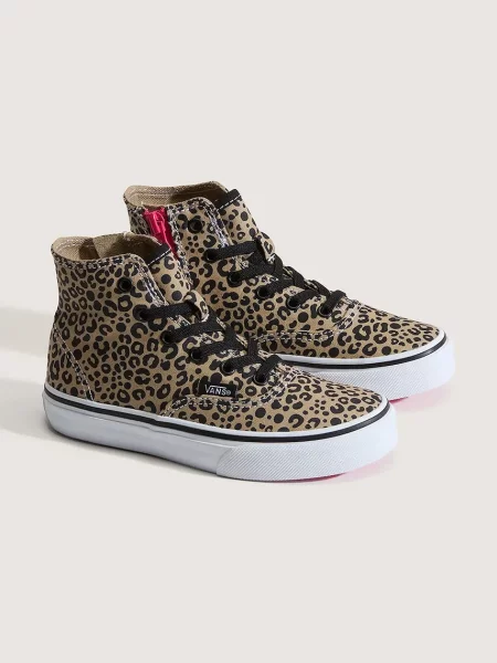 Vans Authentic Hi Zip teniși înalți pentru copii maro