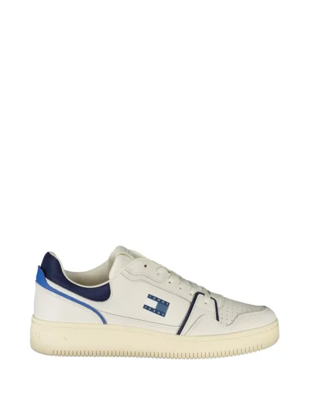 Sneakerși Tommy Hilfiger cu autograf alb