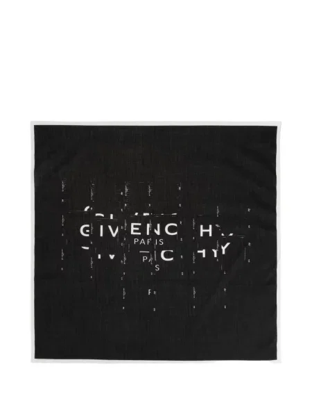 Fular Givenchy cu imagine negru