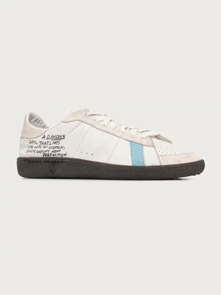 Patrizia Pepe sneakers pentru femei din piele alb