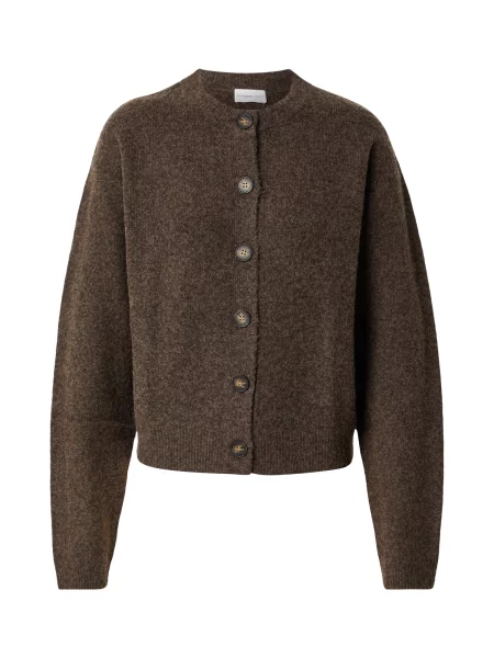 The Base Theory Pletena jopa CARDIGAN' rjava