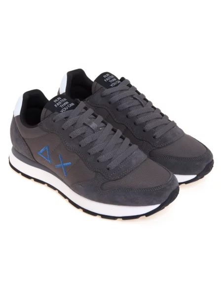 Sneakersy Sun68 zamszowe szare