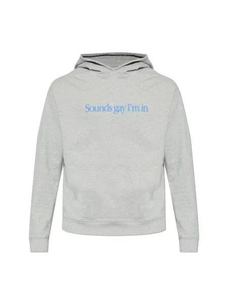 Bluza z kapturem Carne Bollente z kapturem szara