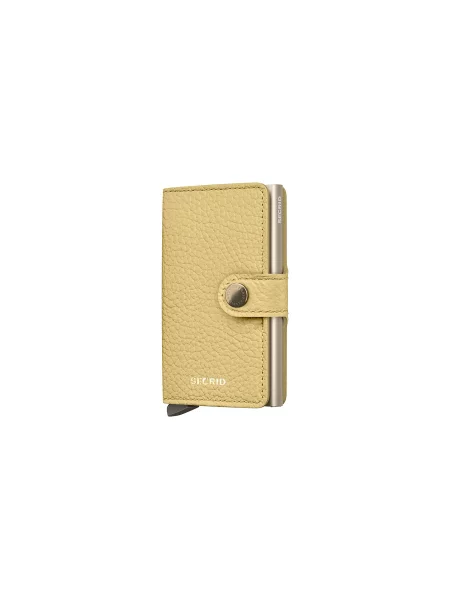 Secrid Miniwallet Pebble Butter Yellow Unisex Portfel Secrid MPe-Butter-Yellow-One-size Size: One size żółty