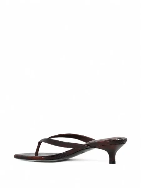 Sandale Black Suede Studio din piele de căprioară negru