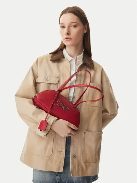 Kabelka Tommy Jeans červená