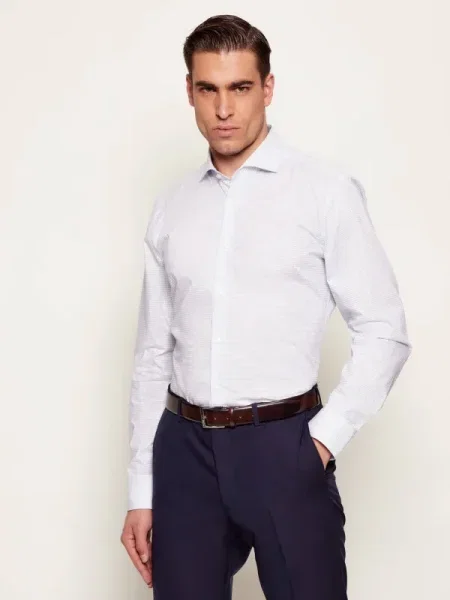BOSS BLACK Cămașă | stretch negru