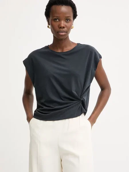 BOSS Orange tricou pentru femei cu modal C Ebony negru