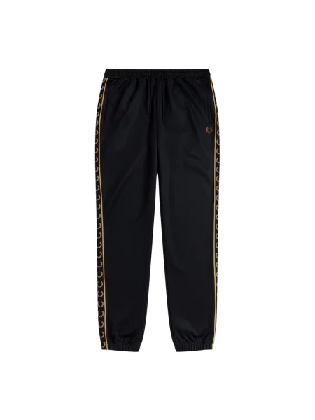Spodnie Fred Perry do biegania czarne