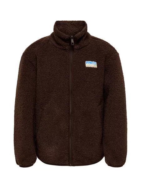 ONLY GIRLS Jachetă fleece KOGEVA ciocolatiu