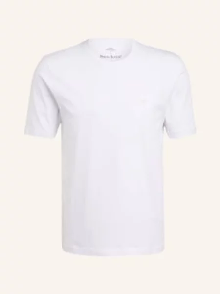 T-shirt z nadrukiem z logo Fynch-hatton biała