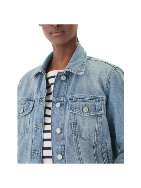Geacă de blugi Tommy Hilfiger albastru