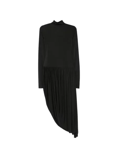 Rochie The Andamane asimetrică negru