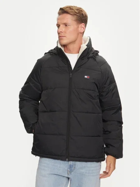 Tommy Jeans Зимно яке черен