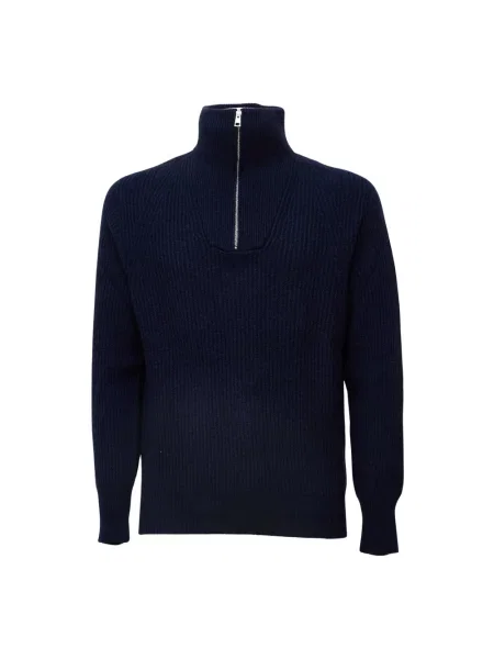 Sweter z golfem Amaránto niebieski