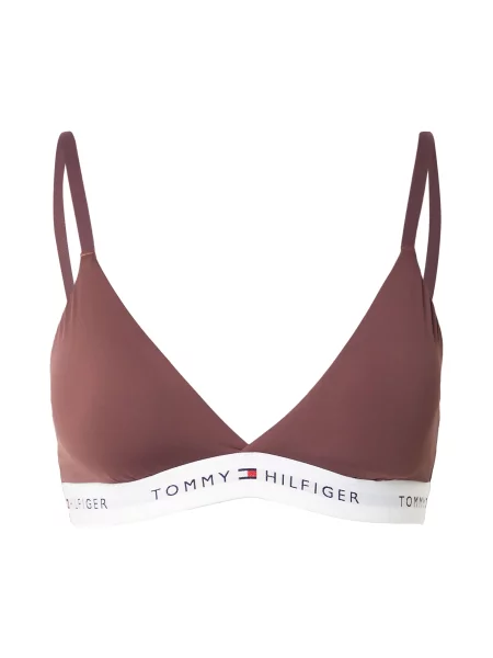 Tommy Hilfiger Underwear Sutien deschis / roșu / negru / alb maro