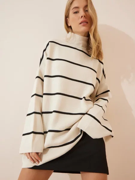 Sweter Happiness İstanbul brązowy