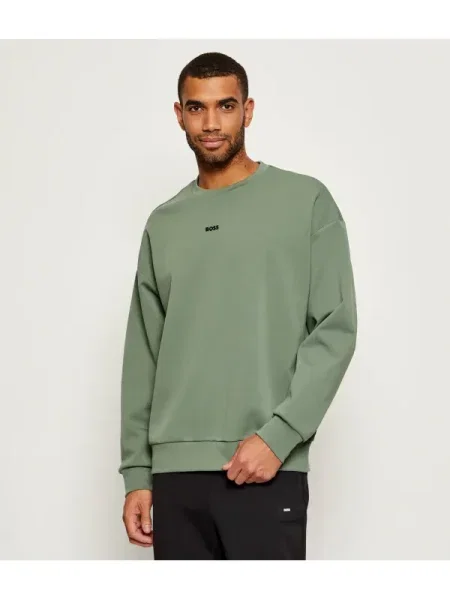BOSS GREEN Hanorac Stenson | Oversize fit verde