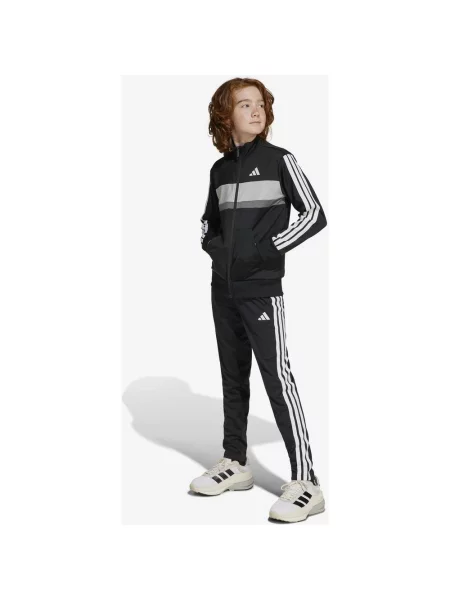 Dres Adidas Seasonal Essentials Tiberio Tricot Czarny Intensywny Junior biały