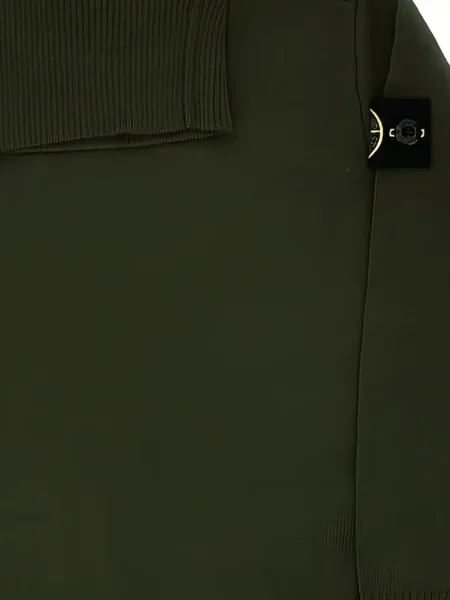Sweter z golfem dziecięcy Stone Island zielony