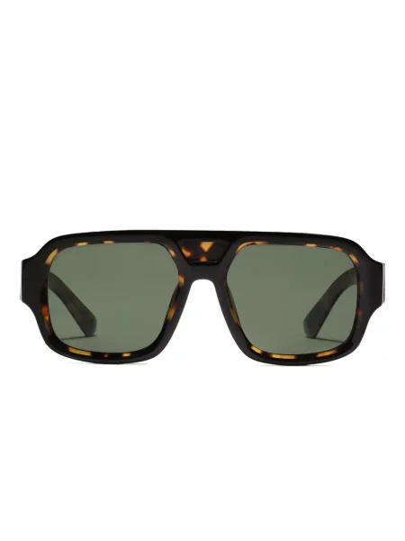 Ochelari de soare Dolce & Gabbana Eyewear cu imprimeu geometric negru