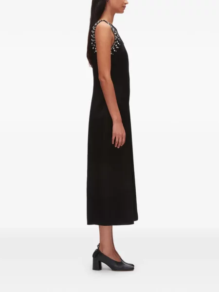 Rochie midi 3.1 Phillip Lim fără mâneci negru