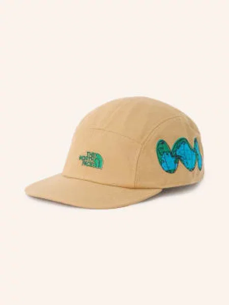 Kšiltovka The North Face Norm Camp khaki stone/graphics modrá