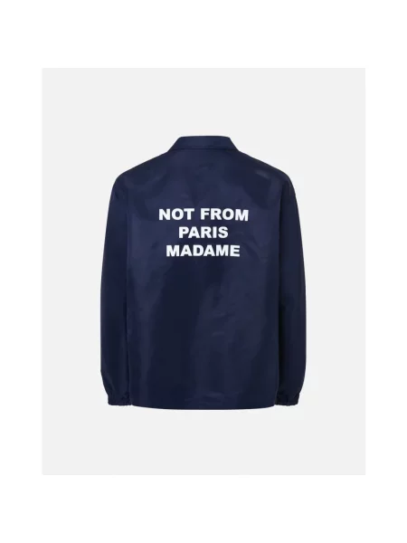 Koszula Drole De Monsieur z nadrukiem niebieska