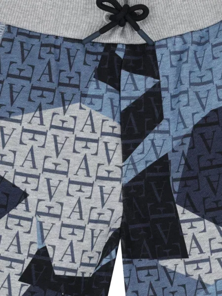 Szorty dziecięce Emporio Armani niebieskie