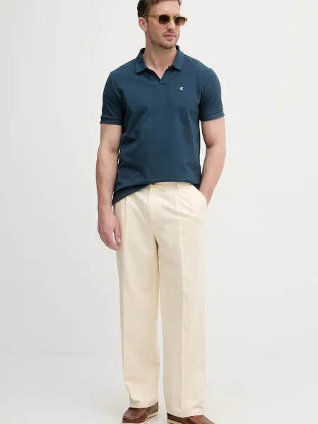 Polo majica Calvin Klein modra