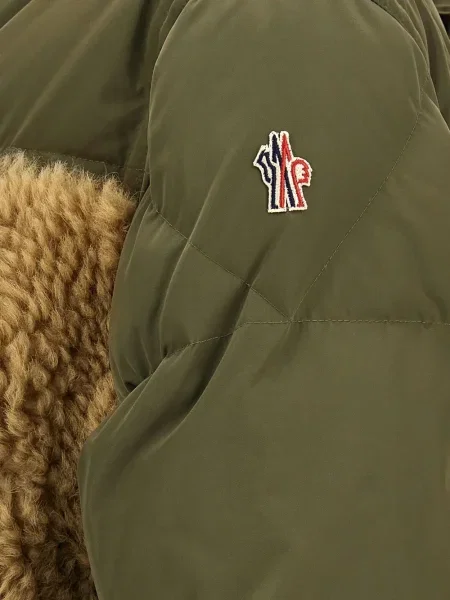 Geacă cu puf Moncler Grenoble verde
