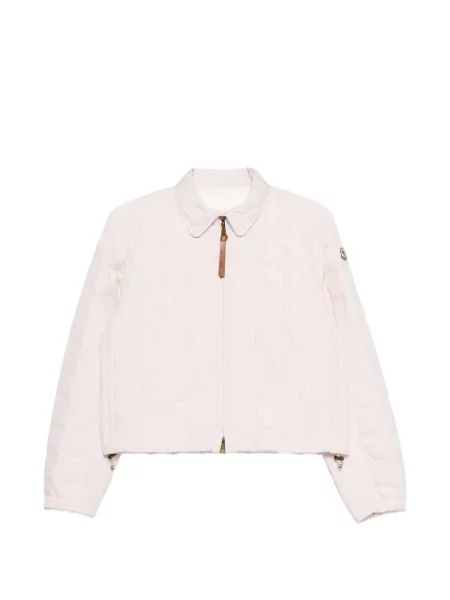 Gulerat geacă Moncler roz