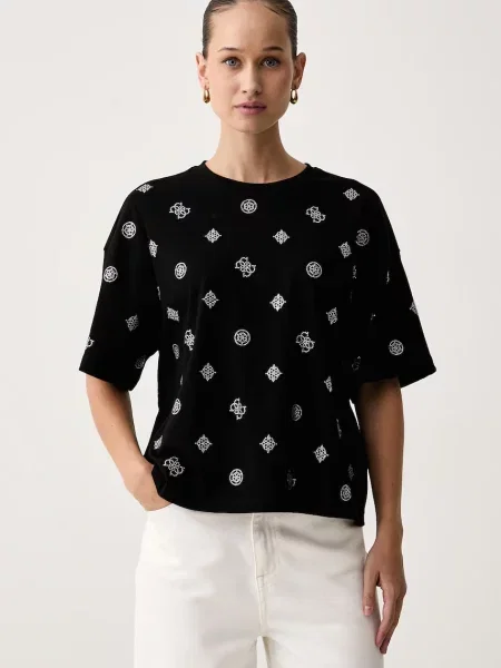 Guess tricou pentru femei din AMALIA negru