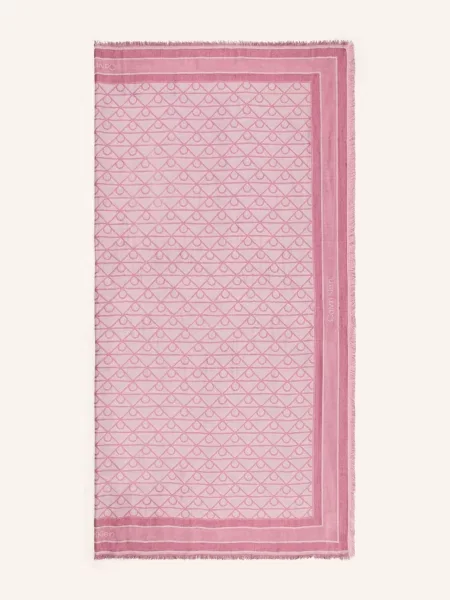 Calvin Klein Szal pink różowa