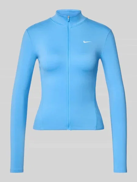 Kurtka treningowa o kroju slim fit z nadrukiem z logo model One Fitted' Nike Training niebieska