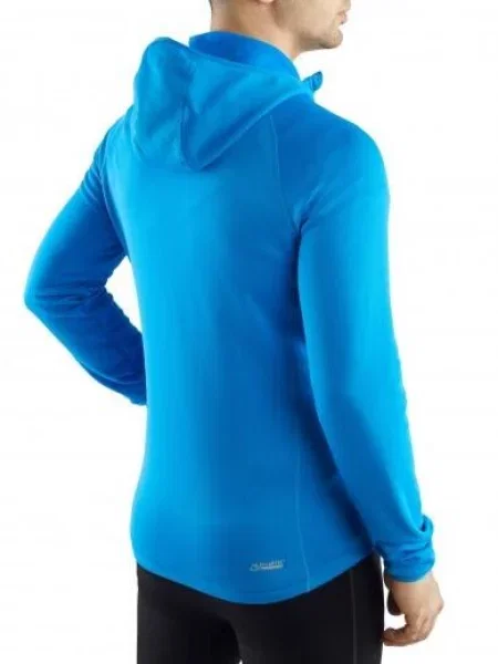 Bluza trekkingowa techniczna Viking Jukon Hoodie z kapturem na niebieska
