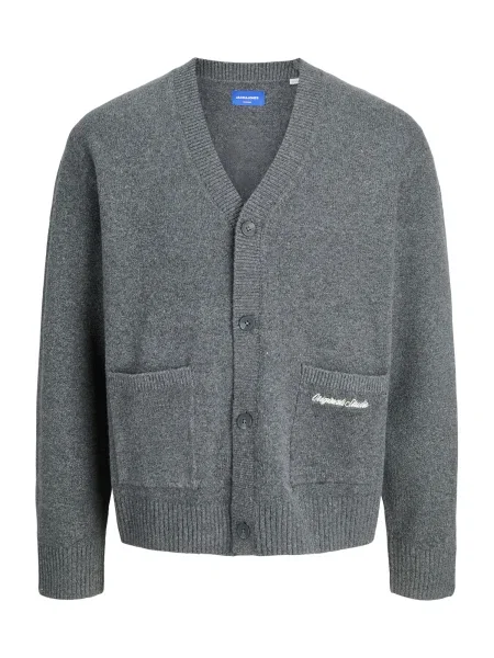 JACK & JONES Kardigán JORNORREBRO sötétszürke