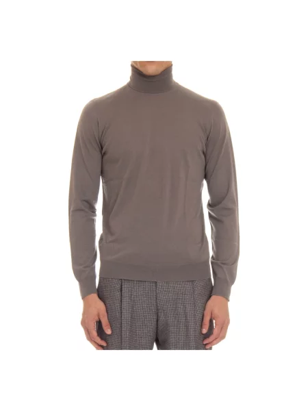 Sweter z golfem Drumohr szary