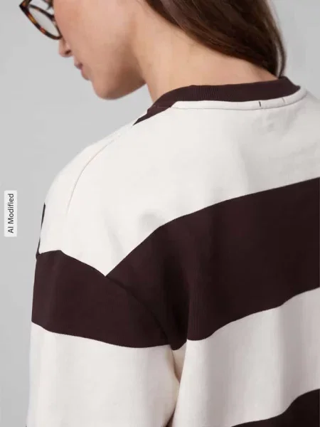 Bluza o kroju relaxed fit z mieszanki bawełny S.oliver Red Label