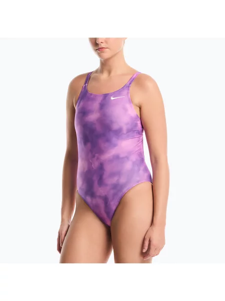 Costum de baie întreg pentru femei Nike Hydrastrong Multi Pr light magenta