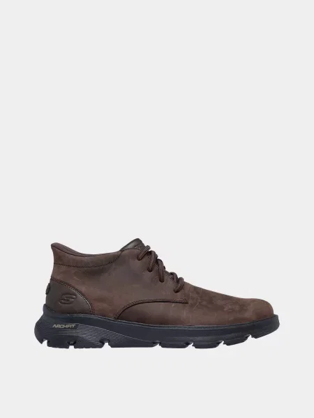 Кожаные ботинки Skechers коричневые