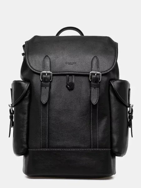 Rucsac Coach din piele mari negru