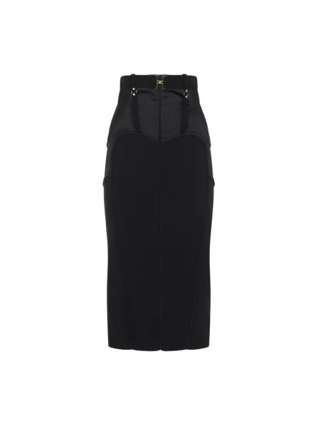 Spódnica midi Elisabetta Franchi czarna