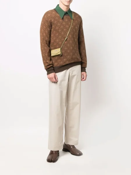 Retro svetr A.n.g.e.l.o. Vintage Cult hnědý