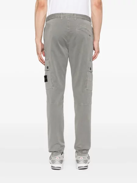 Pantaloni cargo Stone Island cu strasuri gri