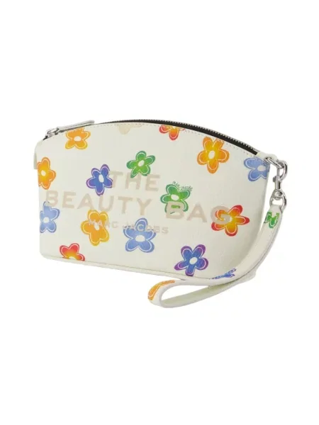 Kosmetyczka Marc Jacobs skórzana biała
