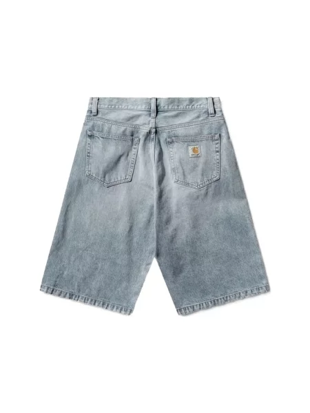 Krótkie szorty jeansowe Carhartt Wip niebieskie